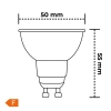 $ ŻARÓWKA GU10 LED SMD LEDline 7W WW CERAM 4731