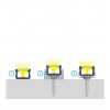 PROFIL ALU. LED TYP-X SLIM INOX 3M