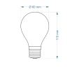 $ ŻARÓWKA E27 LED FILAMENT 12W NW ML A60 4540