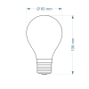 $ ŻARÓWKA E27 LED FILAMENT 8W NW ML A60 4519