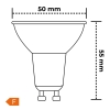 $ ŻARÓWKA GU10 LED SMD LEDline 5W WW ALU+PC 4823