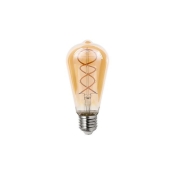 ŻARÓWKA E27 FILAMENT 4W 2200K ST64 AMBER DIMM