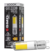 $ ŻARÓWKA G9 LED COB NW 2,2W 250lm 3Y 4007 CAPSULE