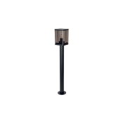 LAMPA SMOKE OGRODOWA 1XE27 IP44 CZARNA QA130B