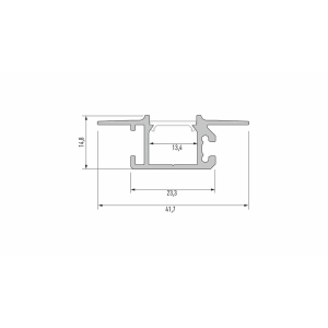 PROFIL ALU. LED MONO BIAŁY 1M