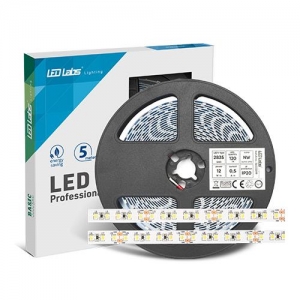 TAŚMA LED 600 2835 PW IP65 HS 12W/M 24V 5M 3Y BAS