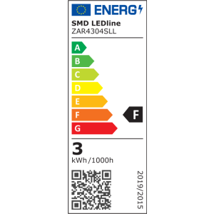 $ ŻARÓWKA GU10 LED SMD LEDline 3W WW ALU+PC 4304