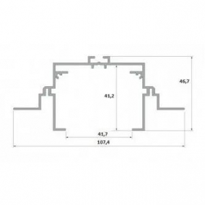 PROFIL ALU. LED TALIA M4 ANODOWANY 3M