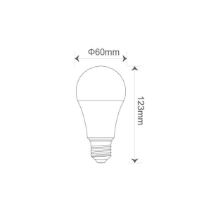 ŻARÓWKA E27 LED CZUJNIK MIKROFALOWY 11W PW 1358