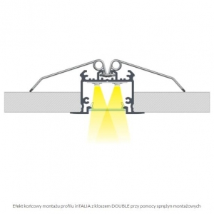 PROFIL ALU. LED inTALIA BIAŁY 2M