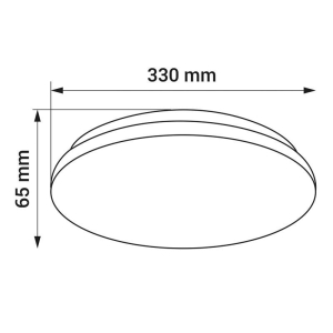 PLAFON CERES LED 18W CCT WIFI DRIVE