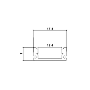 PROFIL NAWIERZCHNIOWY ANODOWANY 2M 6029