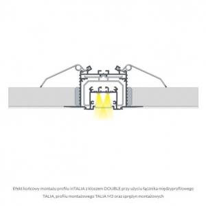 PROFIL ALU. LED inTALIA BIAŁY 2M