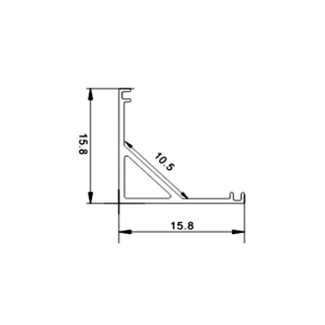 PROFIL KĄTOWY ANODOWANY  2M 6027