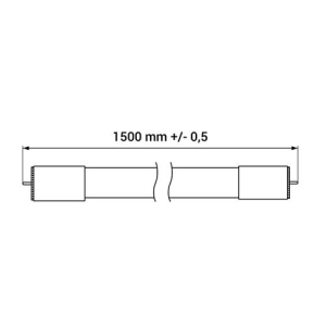 ŚWIETLÓWKA LED T8 24W 150CM DW 3600lm 5L gw