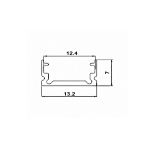 PROFIL SLIM ANODOWANY 2M 6026