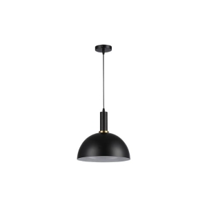 LAMPA WISZĄCA E27 KOKO CZARNA 0112