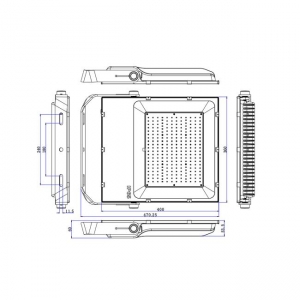 NAŚWIETLACZ PX-200W 5000K PROFES 3- 5l gw 3745