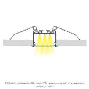 PROFIL ALU. LED INSO BIAŁY 2M
